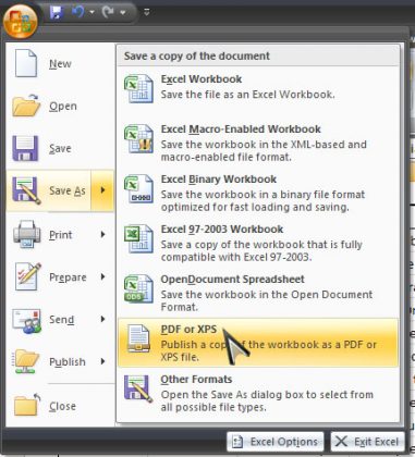 Excel 2010 saving as PDF problem - Techyv.com
